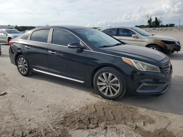  HYUNDAI SONATA 2016 Чорний