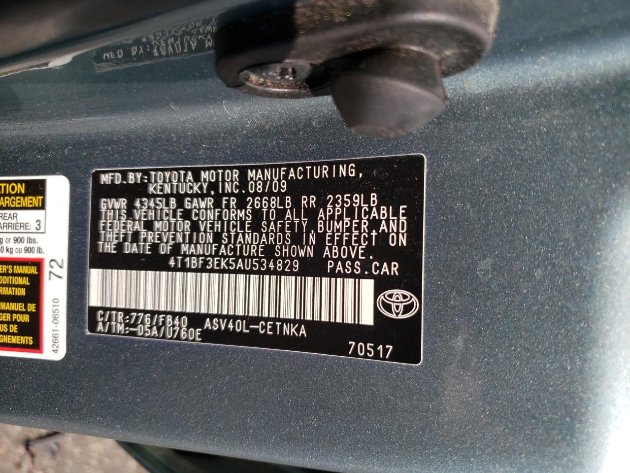 2010 Toyota Camry - Image 14