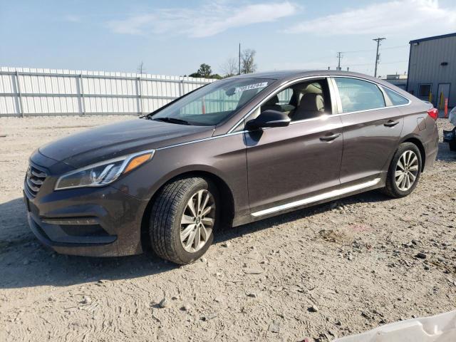  HYUNDAI SONATA 2016 Brown