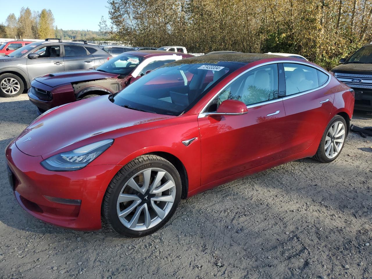 5YJ3E1EB1KF391906 2019 TESLA MODEL 3 - Image 1