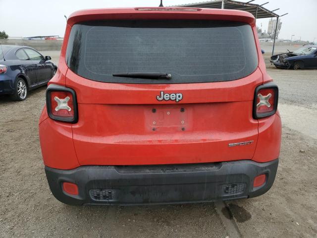  JEEP RENEGADE 2015 Czerwony