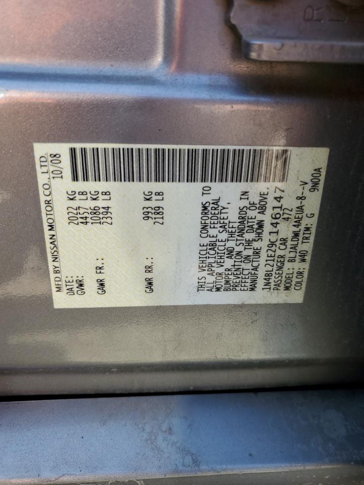 1N4BL21E29C146147 2009 Nissan Altima 3.5Se