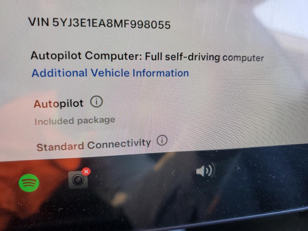 5YJ3E1EA8MF998055 2021 TESLA MODEL 3 - Image 12