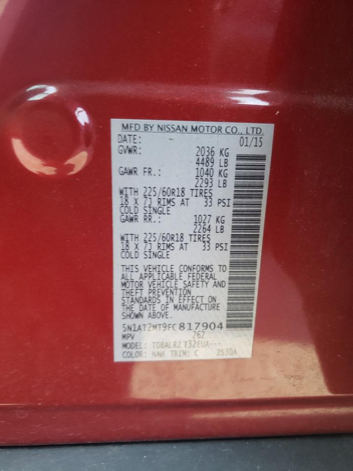 5N1AT2MT9FC817904 2015 NISSAN ROGUE - Image 14