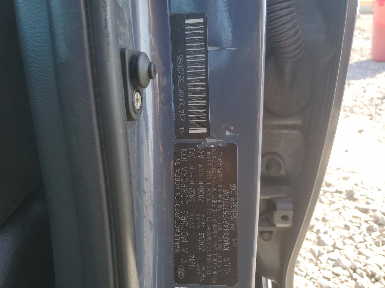 KNAFX4A81F5372098 2015 Kia Forte Ex