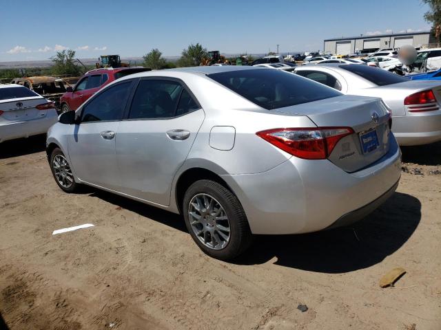 Sedans TOYOTA COROLLA 2015 Srebrny