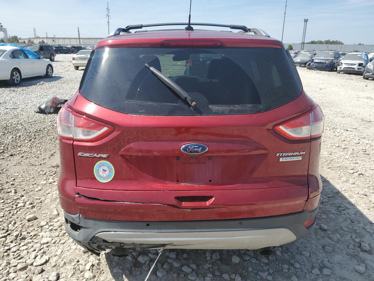 2013 Ford Escape Titanium VIN: 1FMCU0J94DUD50014 Lot: 71248424