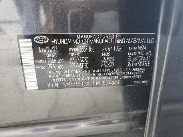 5NMS5DAL8PH594664 Hyundai Santa Fe C 13