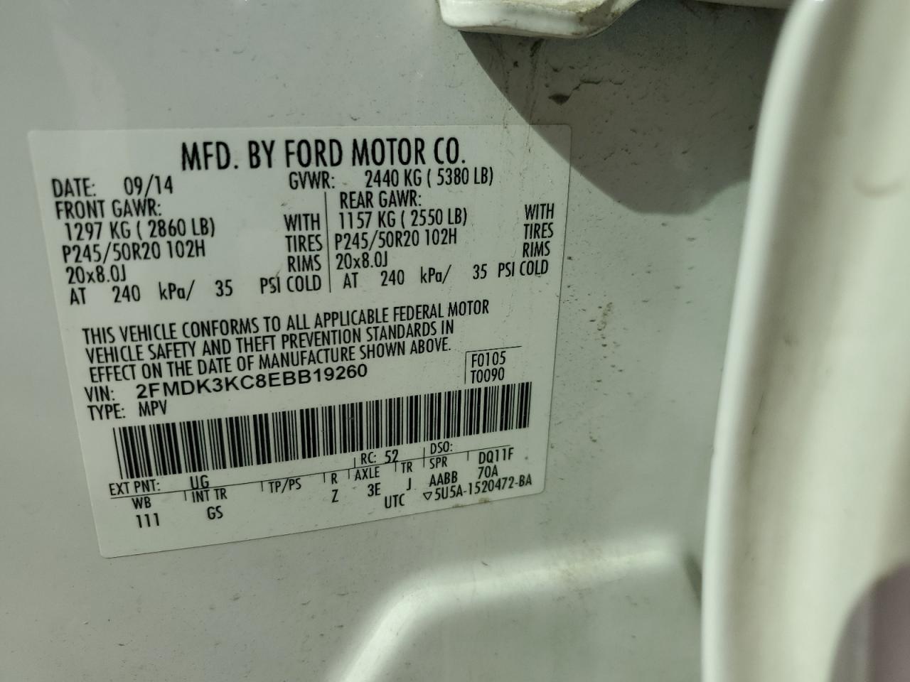 2014 Ford Edge - Image 15