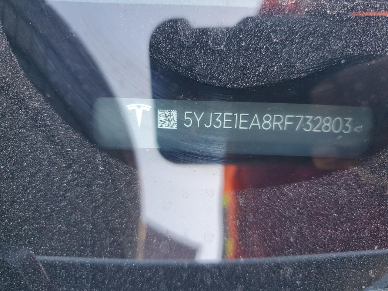 5YJ3E1EA8RF732803 2024 Tesla Model 3