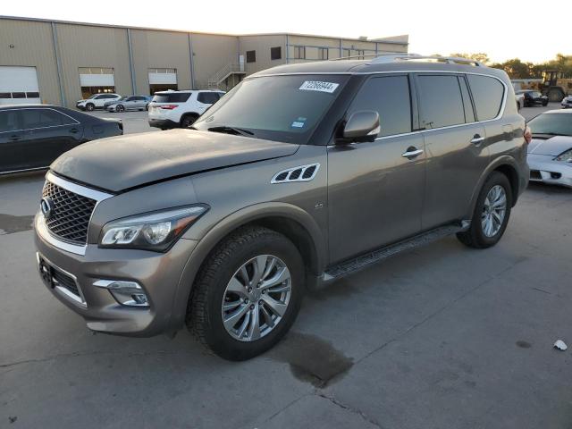 2017 Infiniti Qx80 Base de vânzare în Wilmer, TX - Burn - Interior