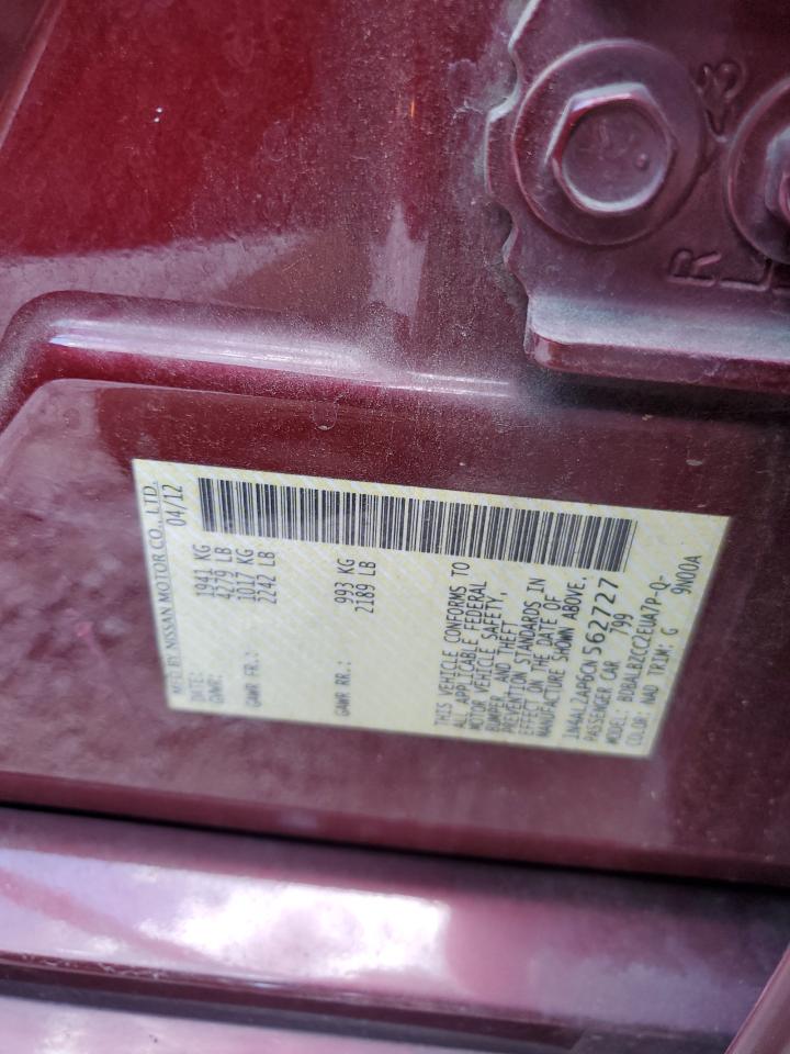 1N4AL2AP6CN562727 2012 Nissan Altima Base