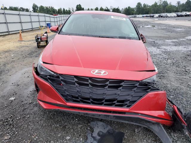  HYUNDAI ELANTRA 2021 Красный