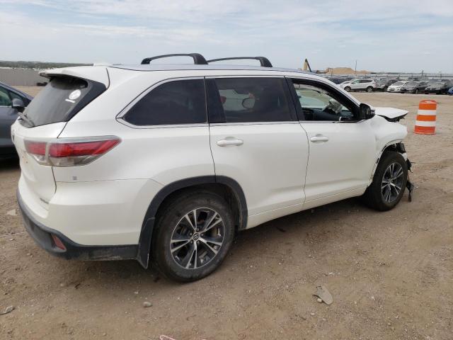  TOYOTA HIGHLANDER 2016 Белый