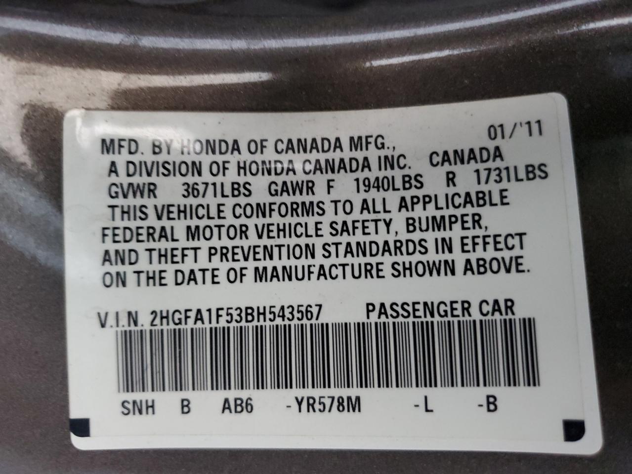 2011 Honda Civic - Image 14