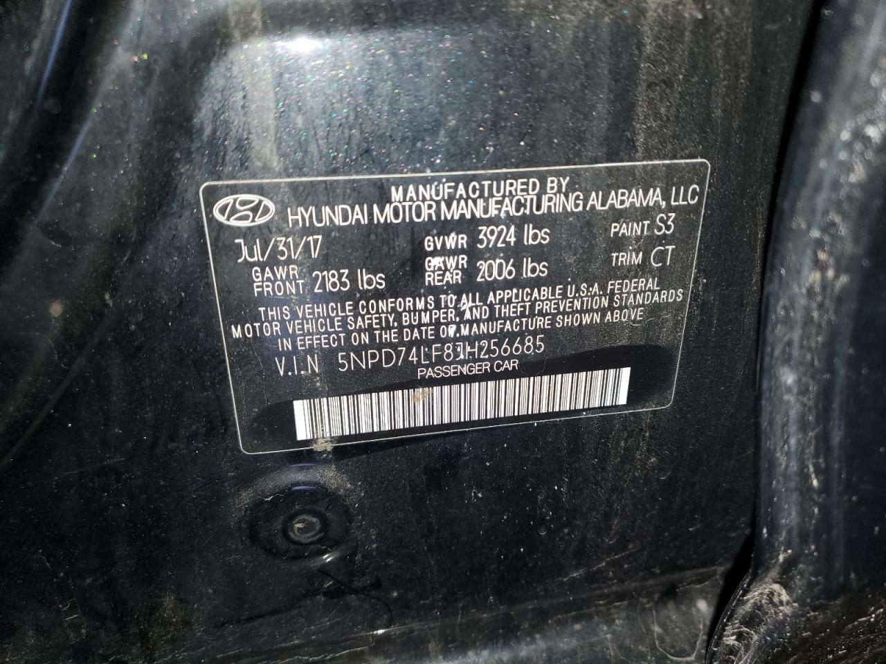 5NPD74LF8JH256685 2018 HYUNDAI ELANTRA - Image 13