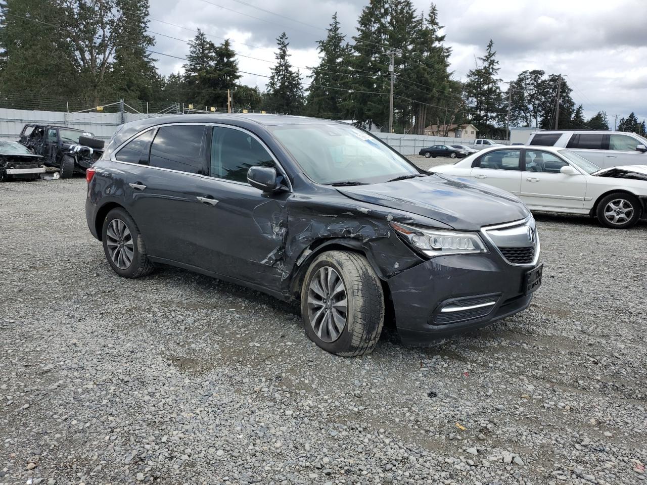 2015 Acura Mdx Technology VIN: 5FRYD4H49FB011593 Lot: 71399514