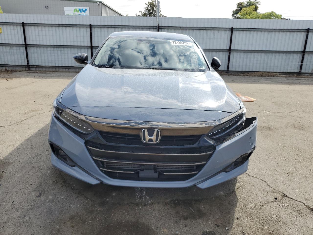 1HGCV1F44NA063412 2022 Honda Accord Sport Se