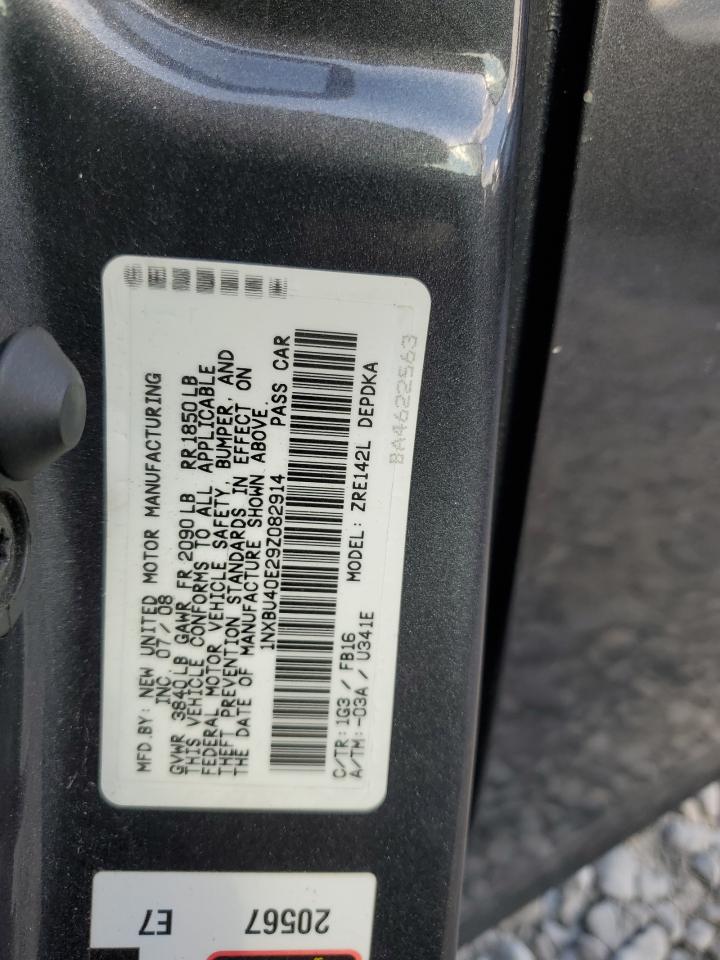 1NXBU40E29Z082914 2009 Toyota Corolla Base