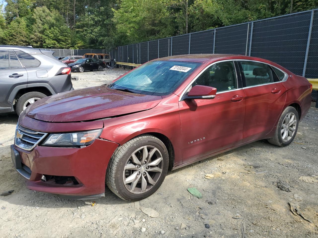 2017 Chevrolet Impala Lt VIN: 2G1105S31H9191186 Lot: 70100044