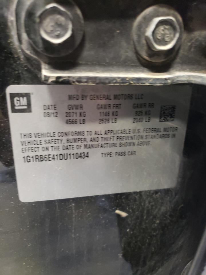 2013 Chevrolet Volt VIN: 1G1RB6E41DU110434 Lot: 48672945