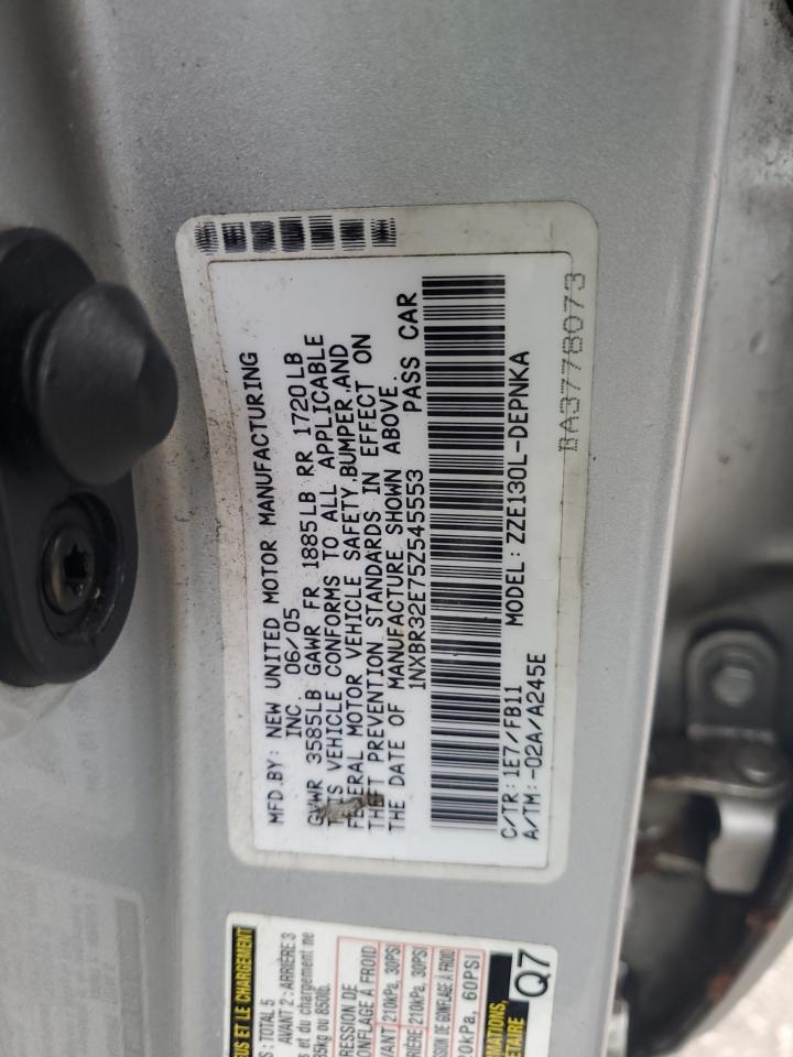 1NXBR32E75Z545553 2005 Toyota Corolla Ce