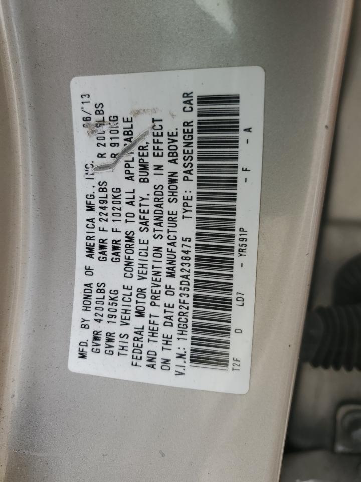 1HGCR2F35DA238475 2013 Honda Accord Lx