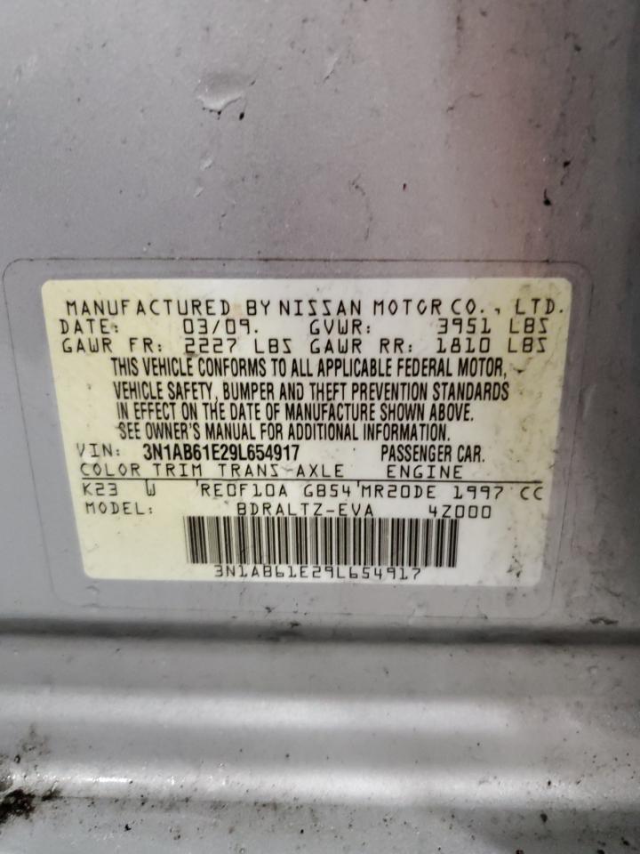 3N1AB61E29L654917 2009 Nissan Sentra 2.0