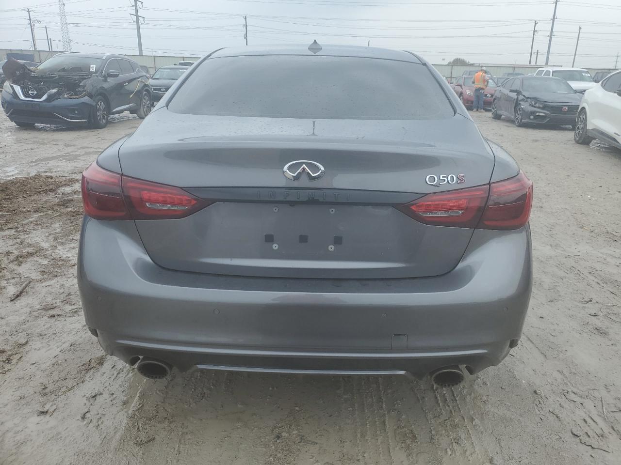 2021 Infiniti Q50 Red Sport 400 VIN: JN1FV7DP2MM850547 Lot: 70193304