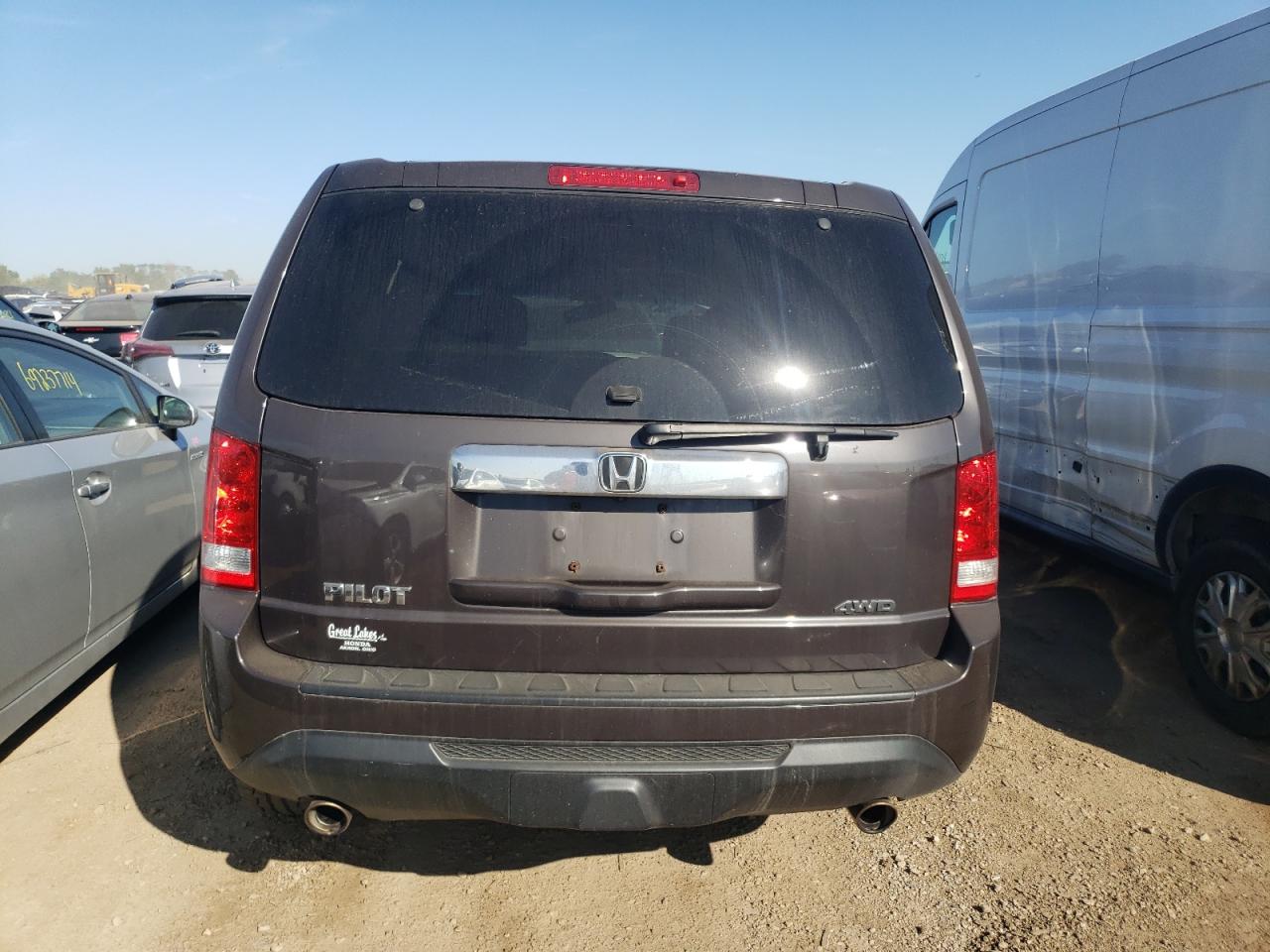 2014 Honda Pilot Exl VIN: 5FNYF4H69EB050633 Lot: 69503294