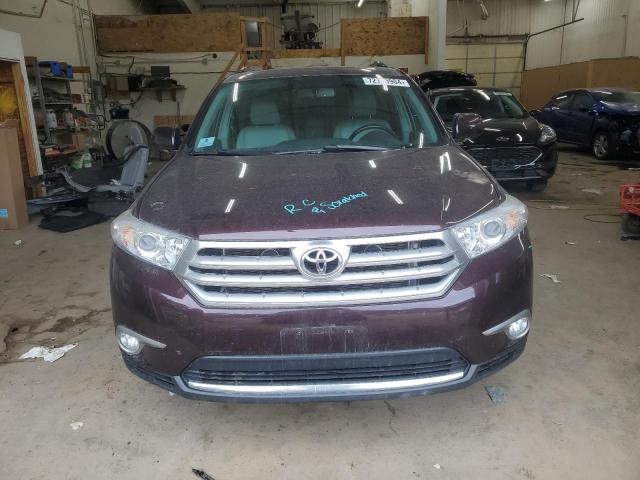  TOYOTA HIGHLANDER 2012 Бордовый