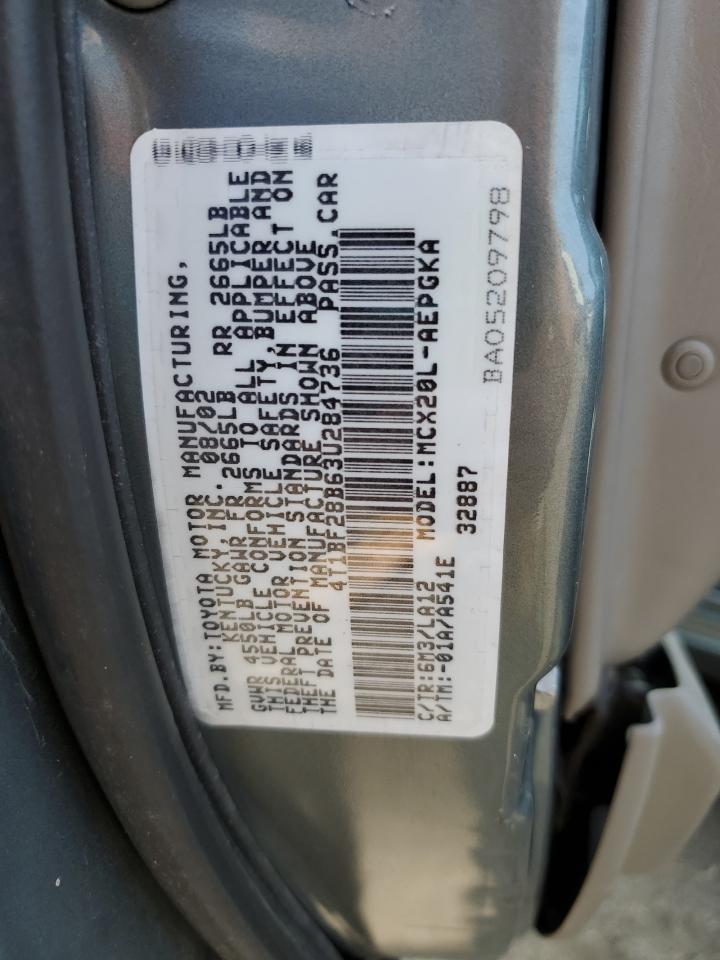 4T1BF28B63U284736 2003 Toyota Avalon Xl