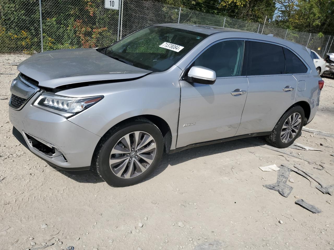 2014 Acura Mdx Technology VIN: 5FRYD4H47EB020100 Lot: 71378084