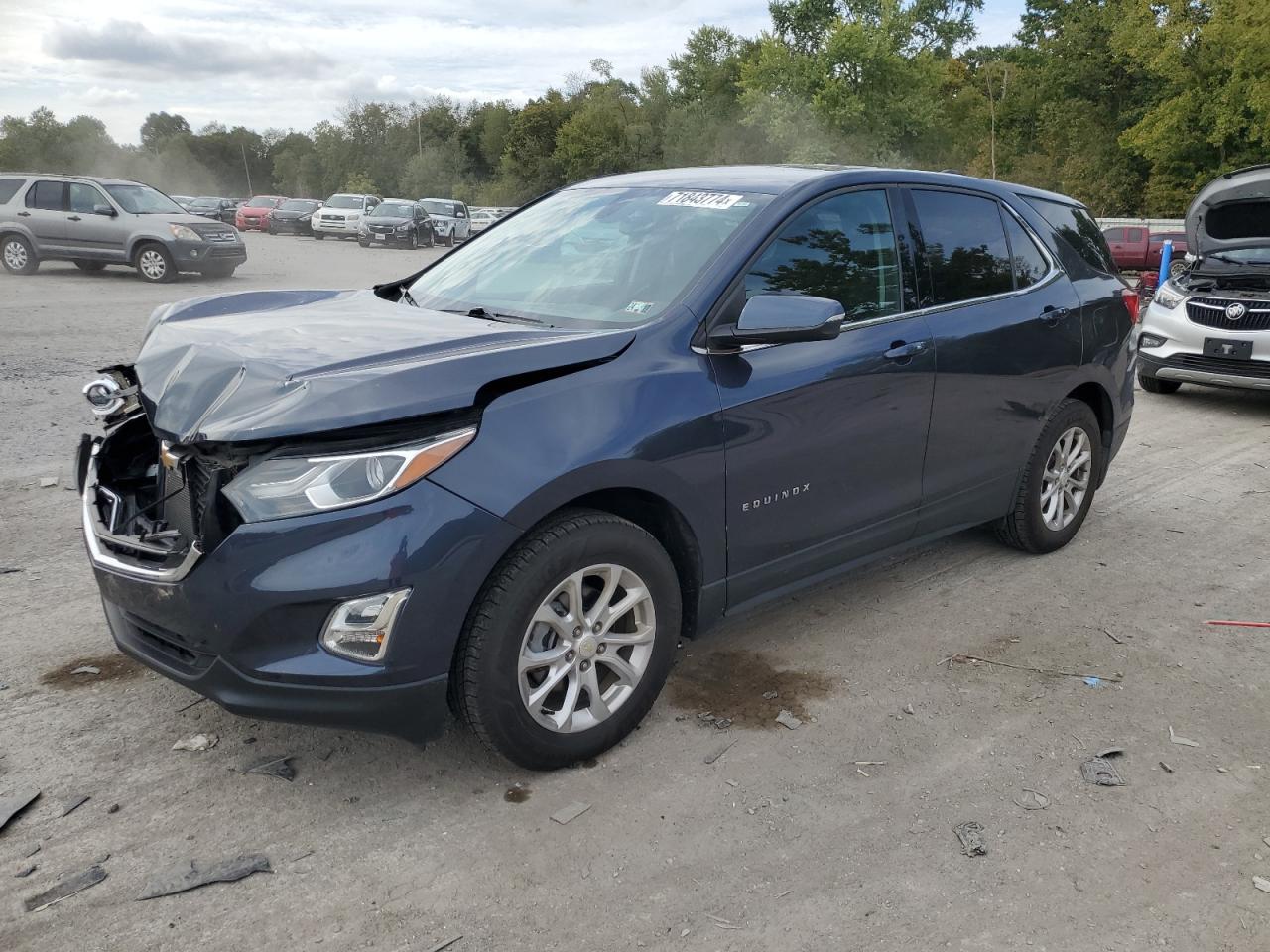 2018 Chevrolet Equinox Lt VIN: 3GNAXSEV9JL130662 Lot: 71843774