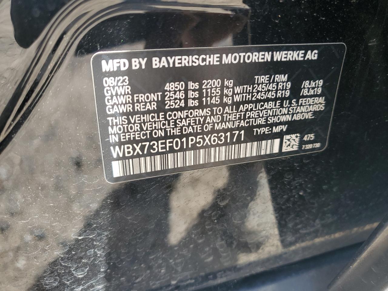 WBX73EF01P5X63171 2023 BMW X1 xDrive28I