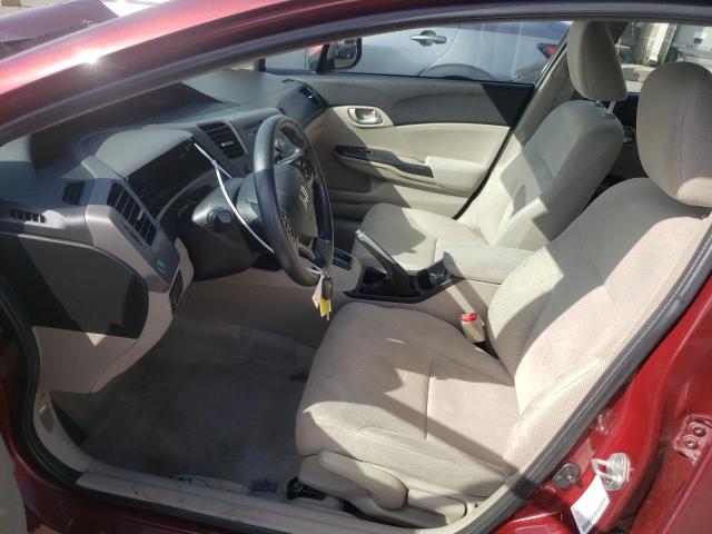  HONDA CIVIC 2012 Бургунді
