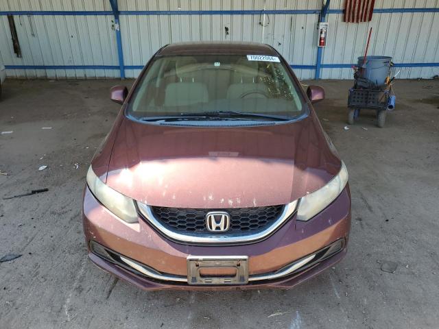 Sedans HONDA CIVIC 2013 Burgundy