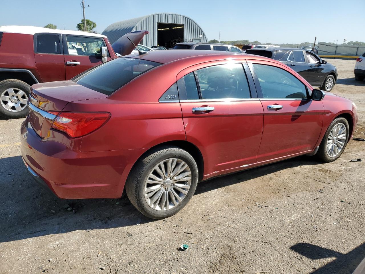 2012 Chrysler 200 Limited red null flexible 1C3CCBCG3CN241846 photo #4