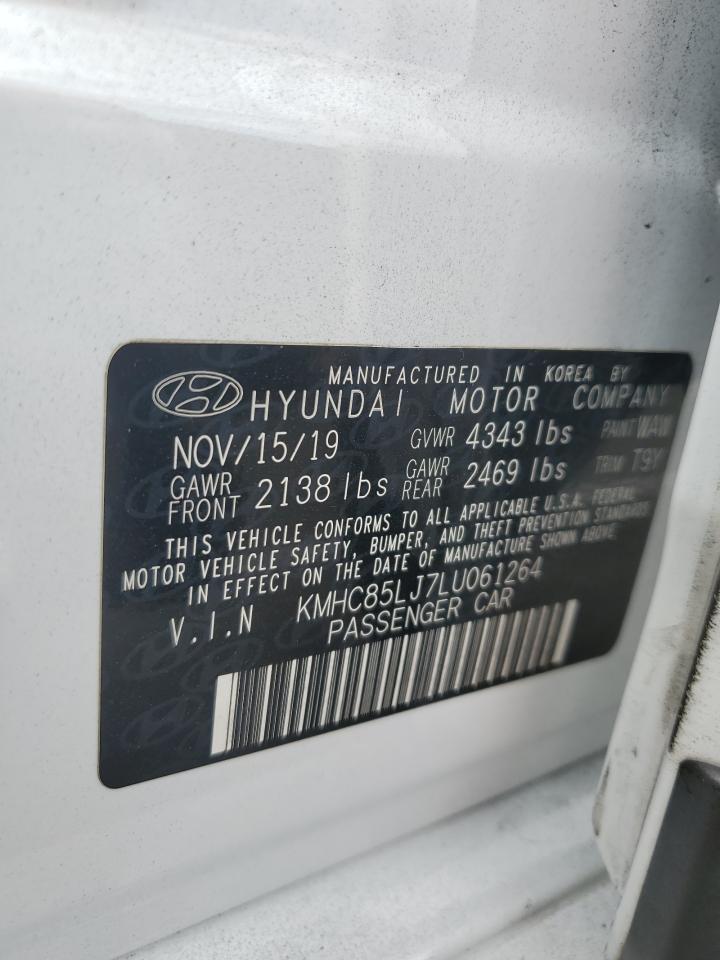 KMHC85LJ7LU061264 2020 Hyundai Ioniq Limited