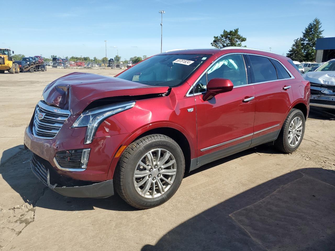 2017 Cadillac Xt5 Luxury VIN: 1GYKNBRS8HZ294985 Lot: 69781824