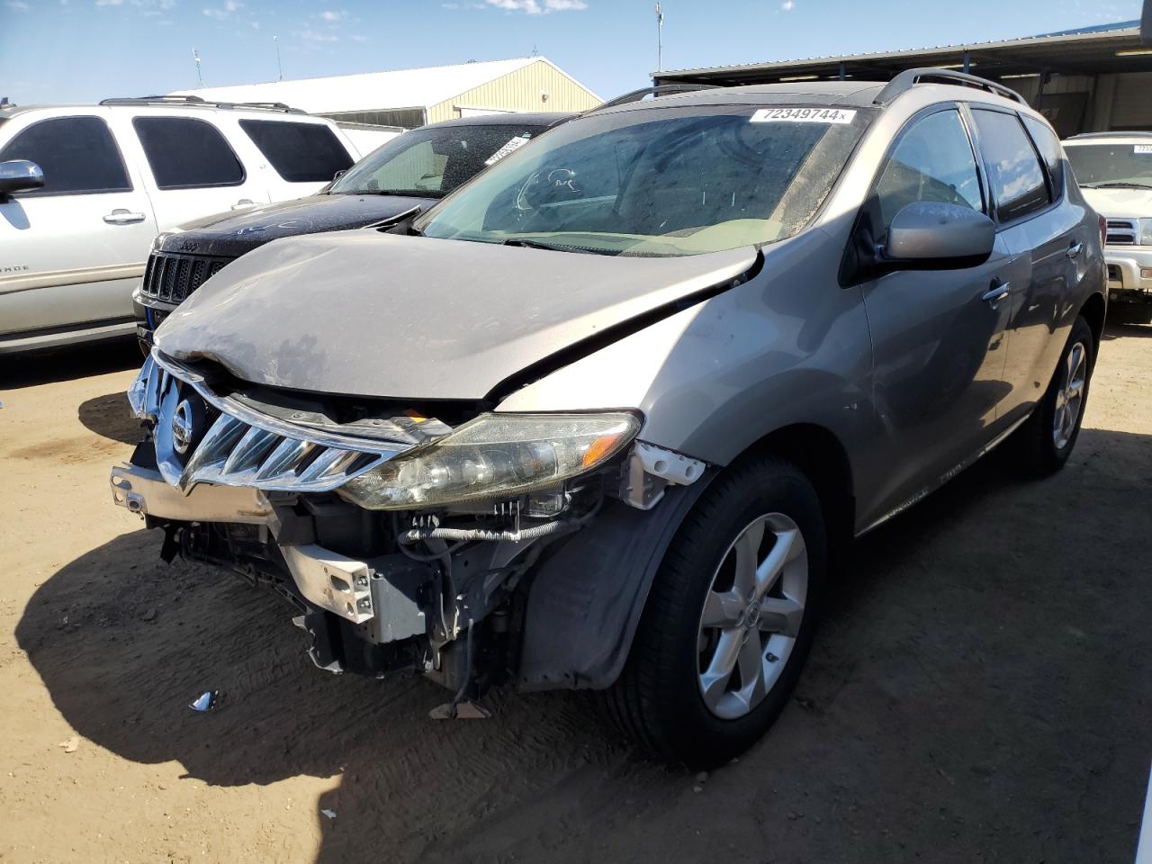 JN8AZ18W09W138581 2009 Nissan Murano S