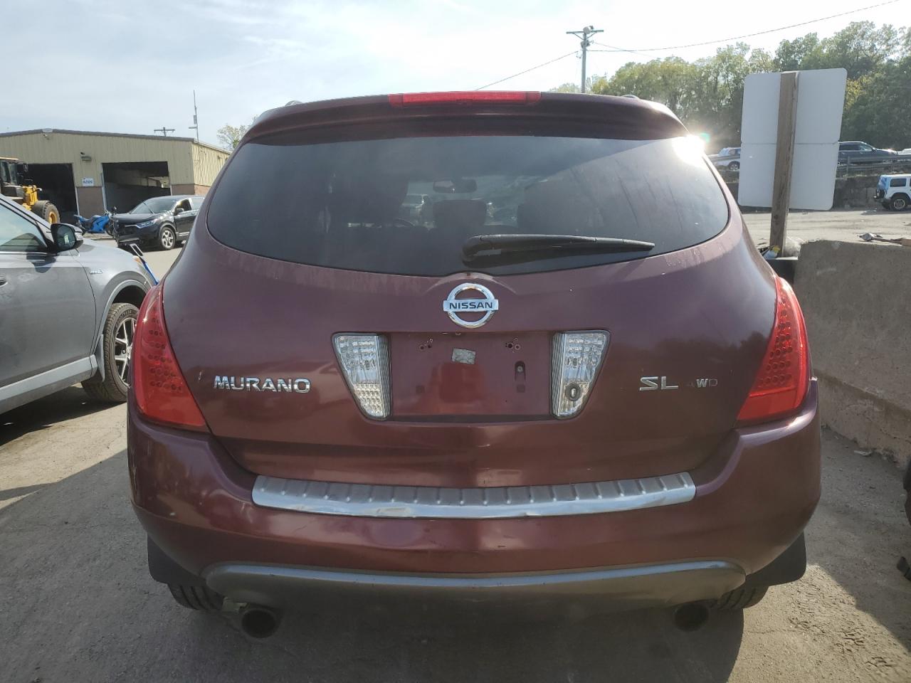 2006 Nissan Murano Sl VIN: JN8AZ08W36W533084 Lot: 71998514