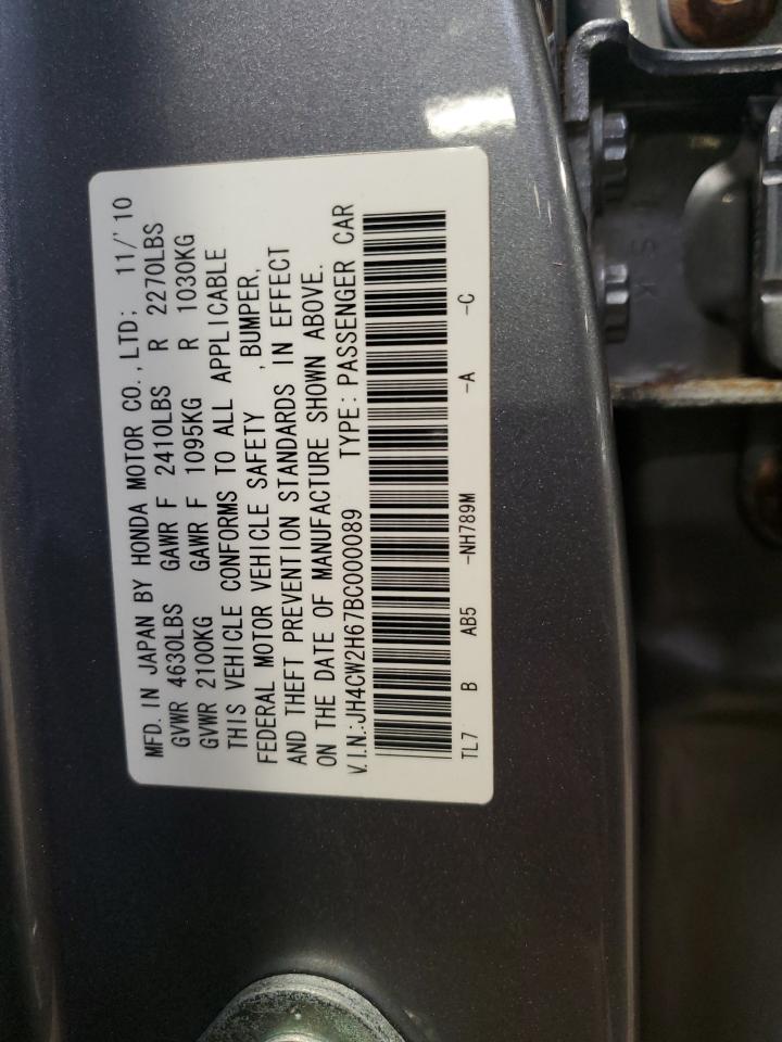 JH4CW2H67BC000089 2011 Acura Tsx