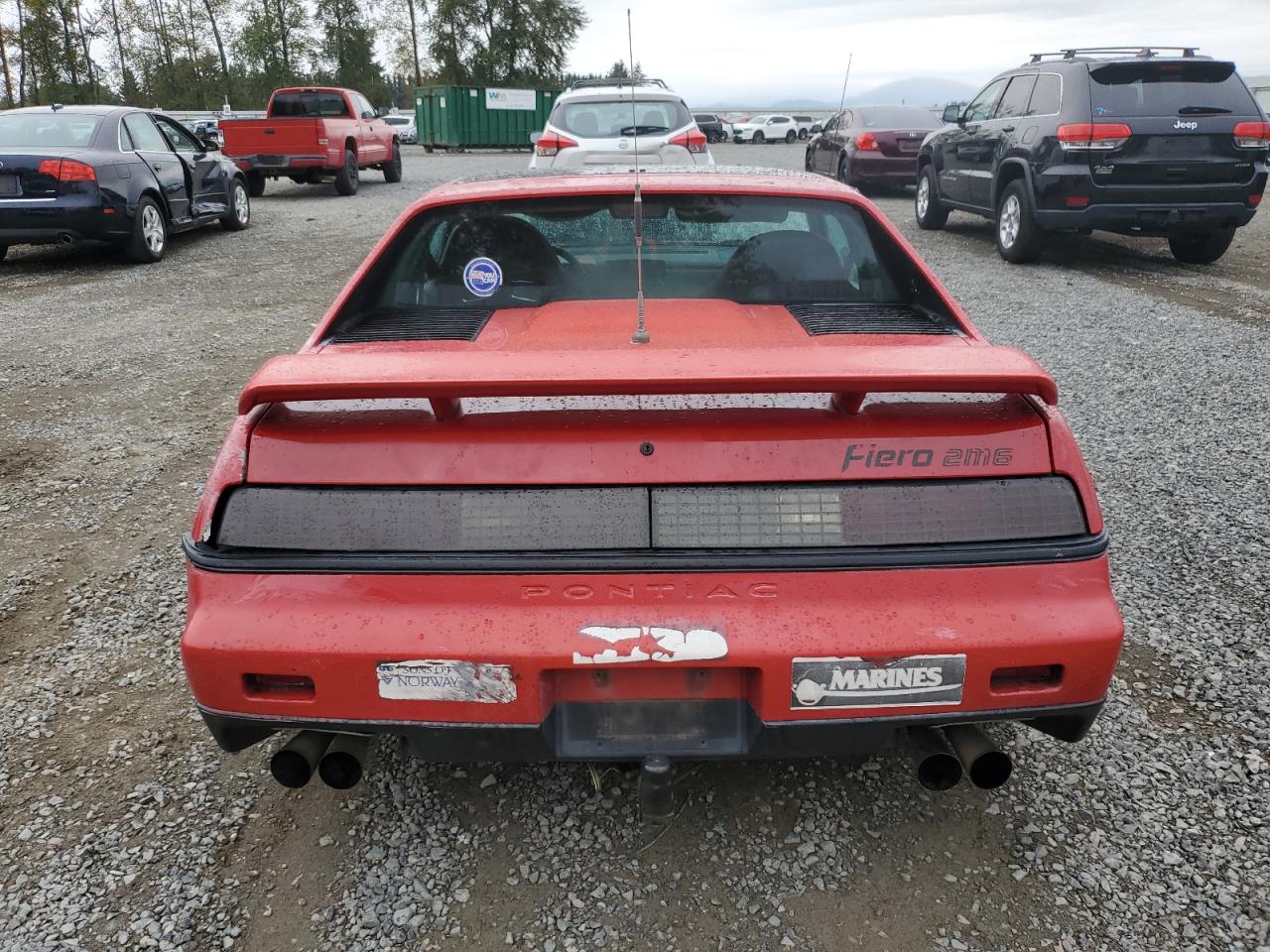 1986 Pontiac Fiero Se VIN: 1G2PF3798GP224965 Lot: 71077134