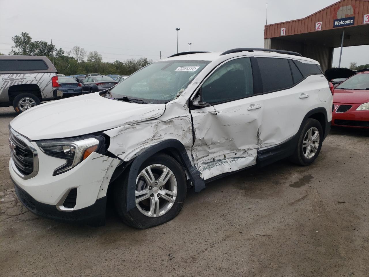 3GKALMEVXJL360375 2018 GMC Terrain Sle
