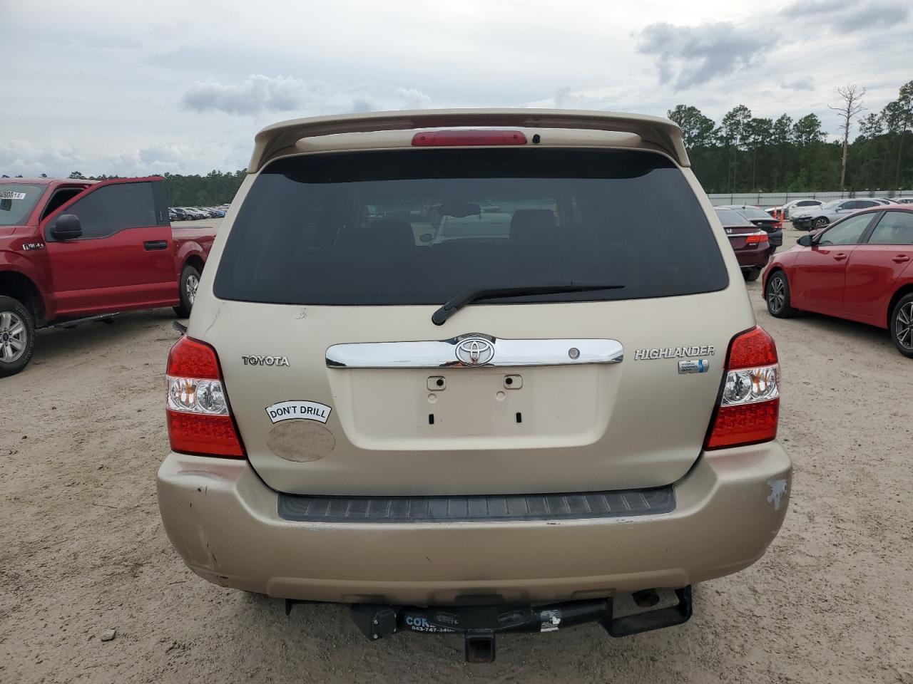 JTEDW21A960015698 2006 Toyota Highlander Hybrid