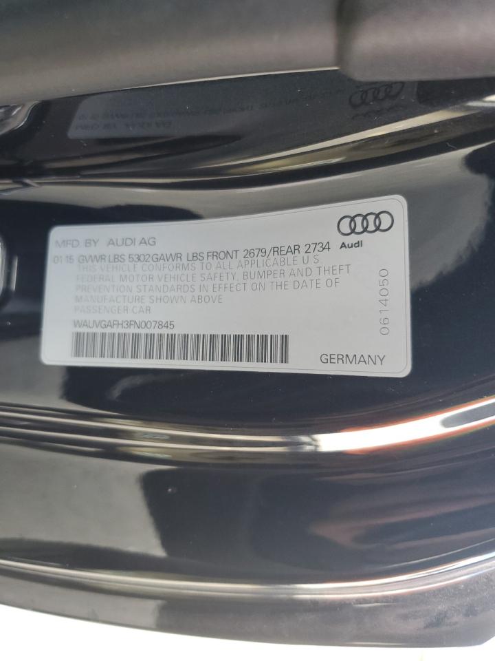 WAUVGAFH3FN007845 2015 Audi S5 Prestige