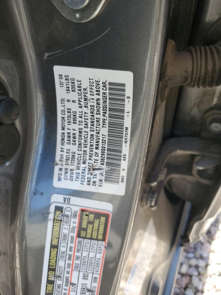 JHMFA36299S013217 2009 Honda Civic Hybrid