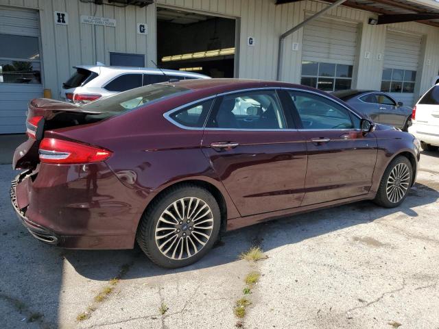 Sedans FORD FUSION 2017 Burgundy