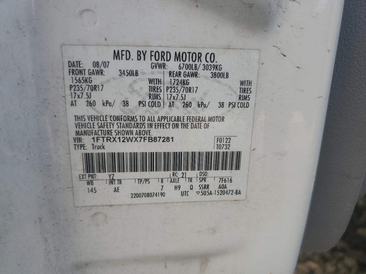 2007 Ford F-150 - Image 12